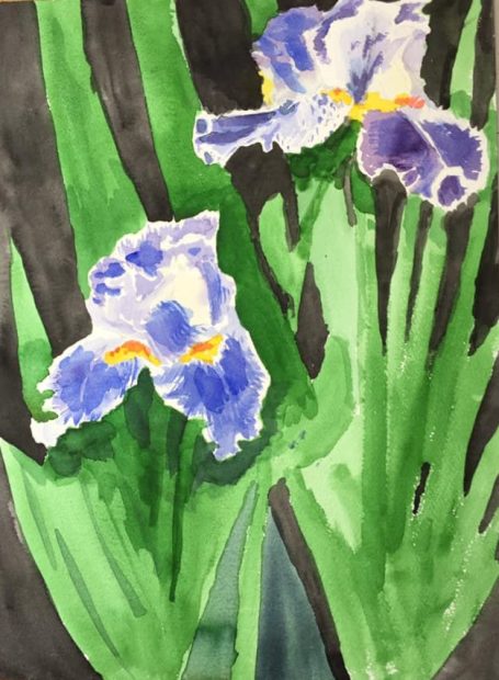 Iris Study #6