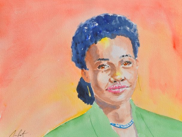 Woman in Green