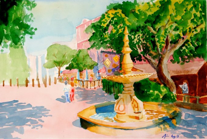 Fourth St Fountain